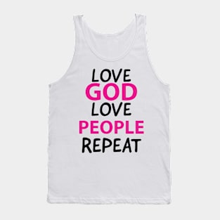 God Love People Awesome Christians Tank Top